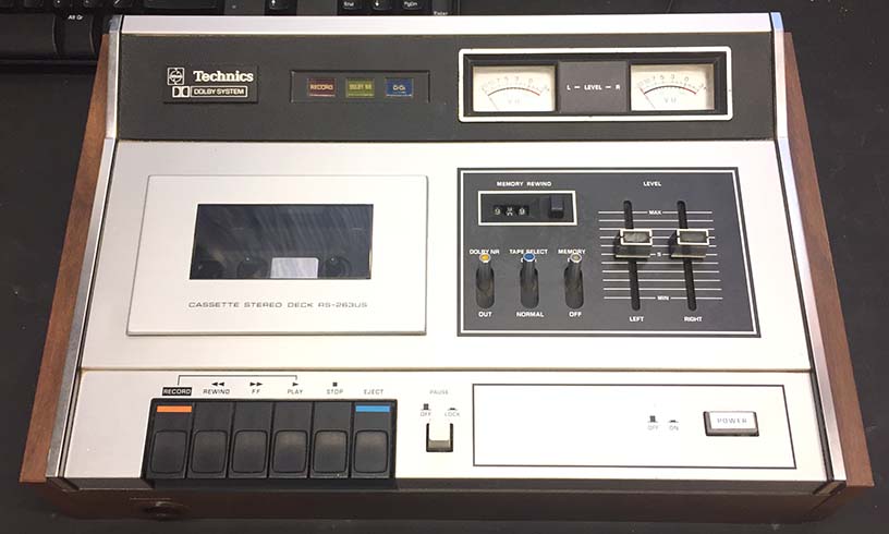 technics rs 263us cassette player