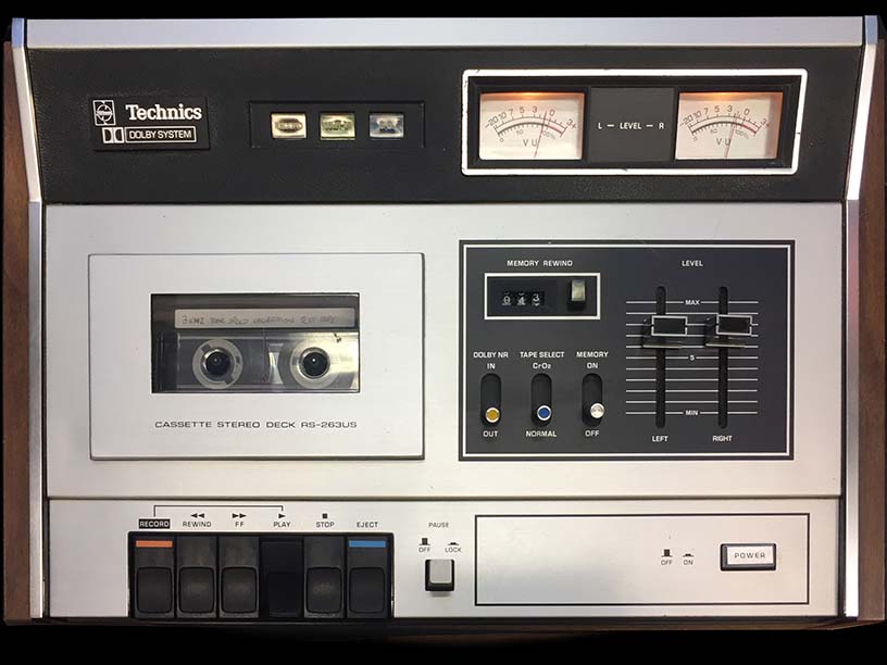 technics rs 263us cassette player